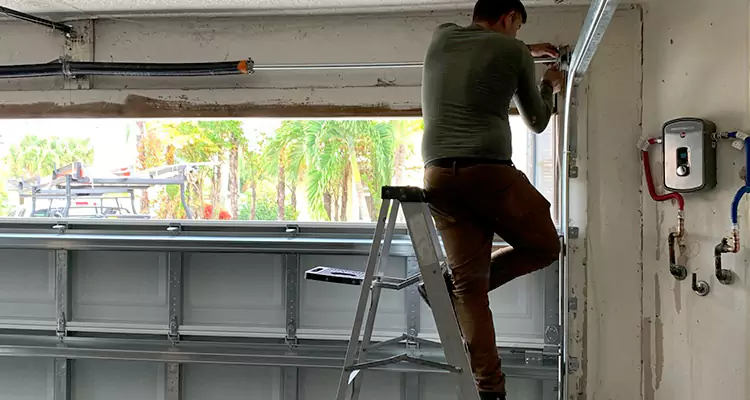 Garage Door Tension Spring Replacement in Midway, FL